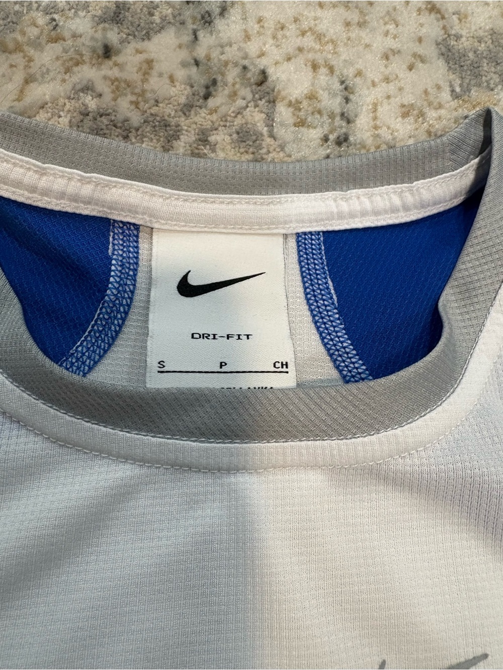 Nike White & Blue Short Sleeve Tee and Shorts Set - Picture 8 of 10